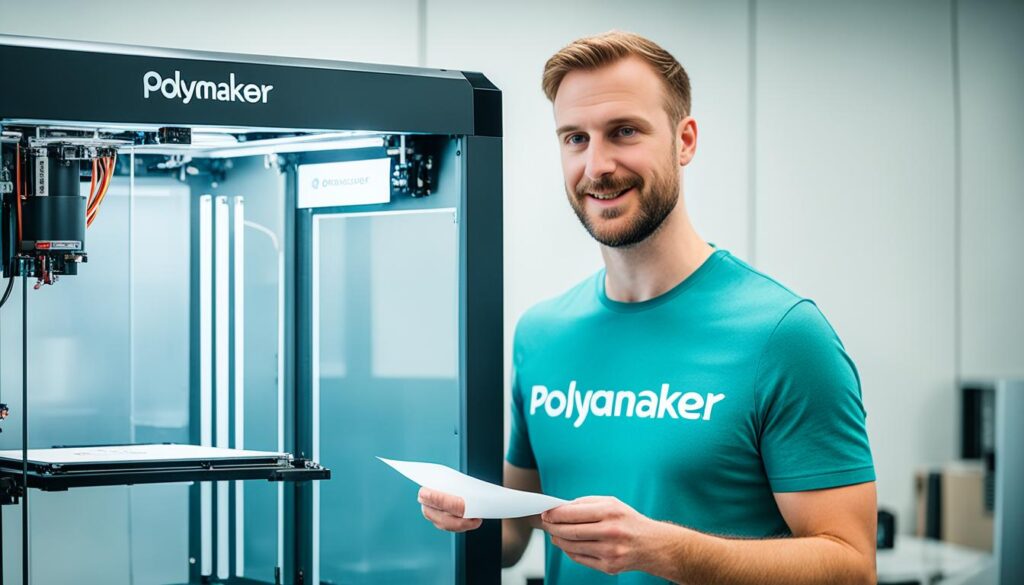 selecting a polymaker printer