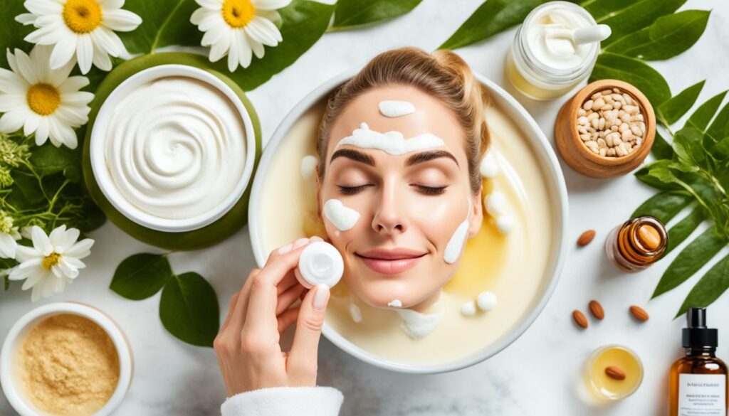 cream skincare ritual