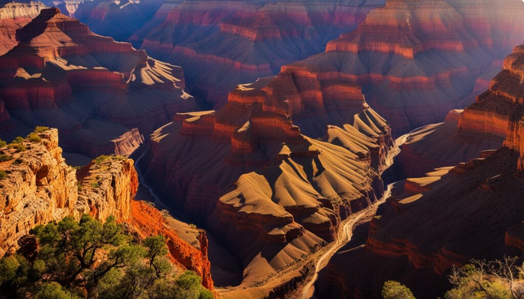 Hiking trails in Grand Canyon