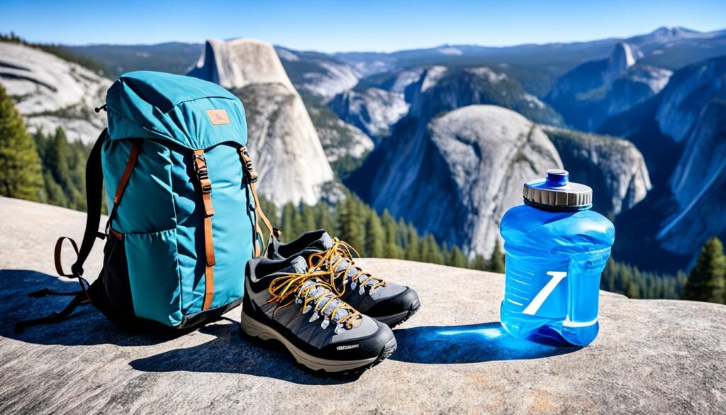 Yosemite hiking gear