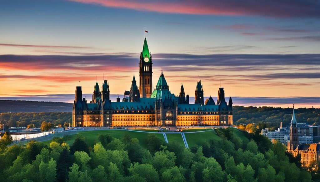 Parliament Hill, Ottawa landmark, Canadian government, historic site