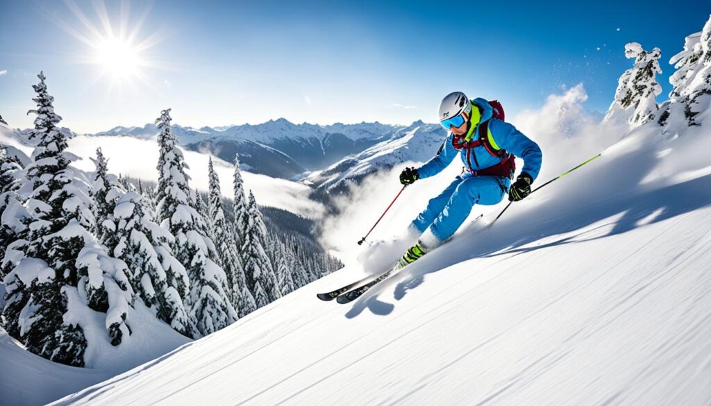 Whistler Blackcomb ski slopes